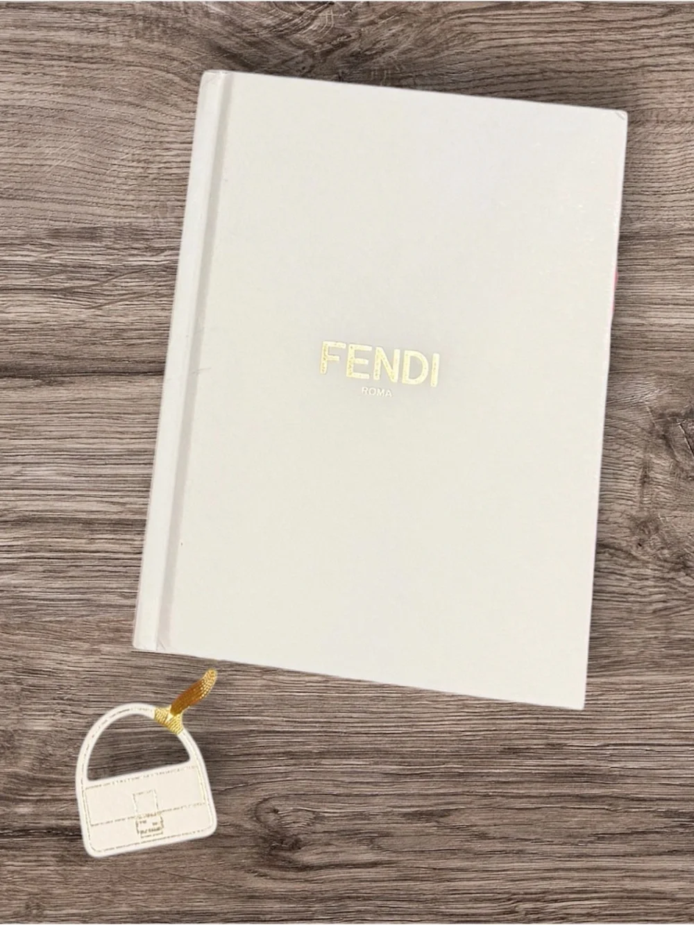 Fendi Notebook Featuring Baguette Handbag Sticker Sheets